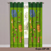 Digital Printed Curtain Pair