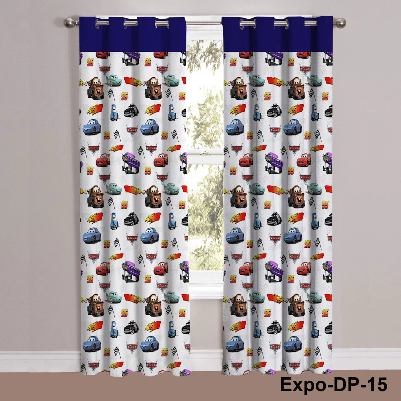 Digital Printed Curtain Pair