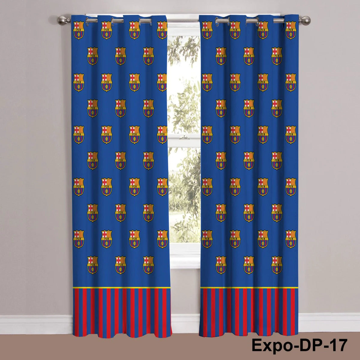 Digital Printed Curtain Pair