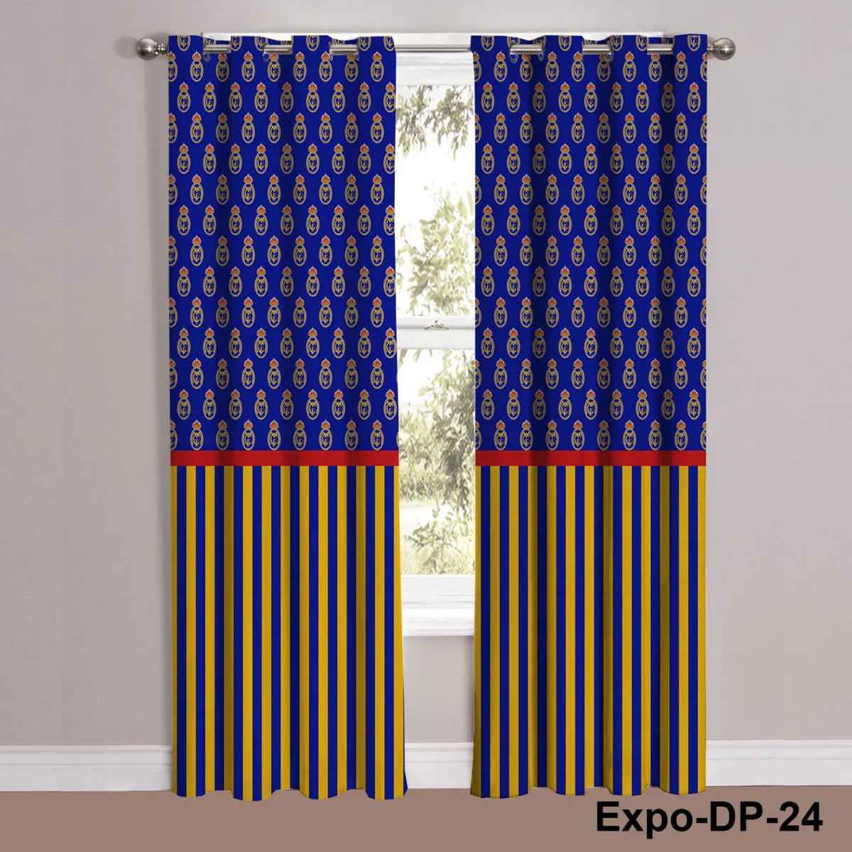 Digital Printed Curtain Pair