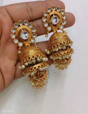 Indian Rajwari Copper³Step Jhumki's 🎀