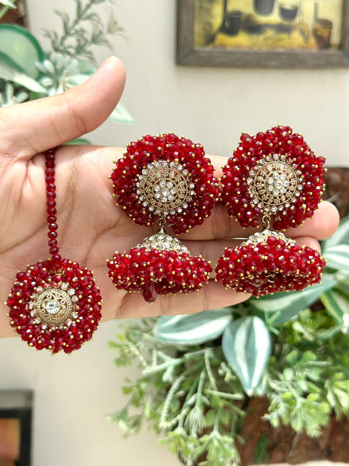 Earing Set WIth Teeka