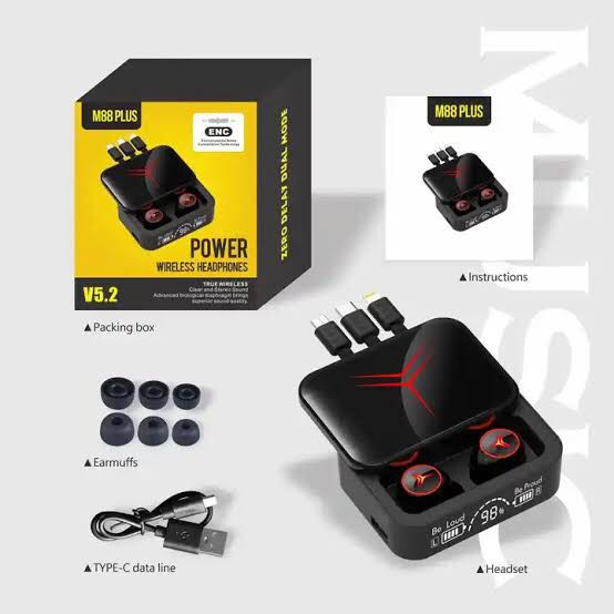 M88 Plus Earbuds